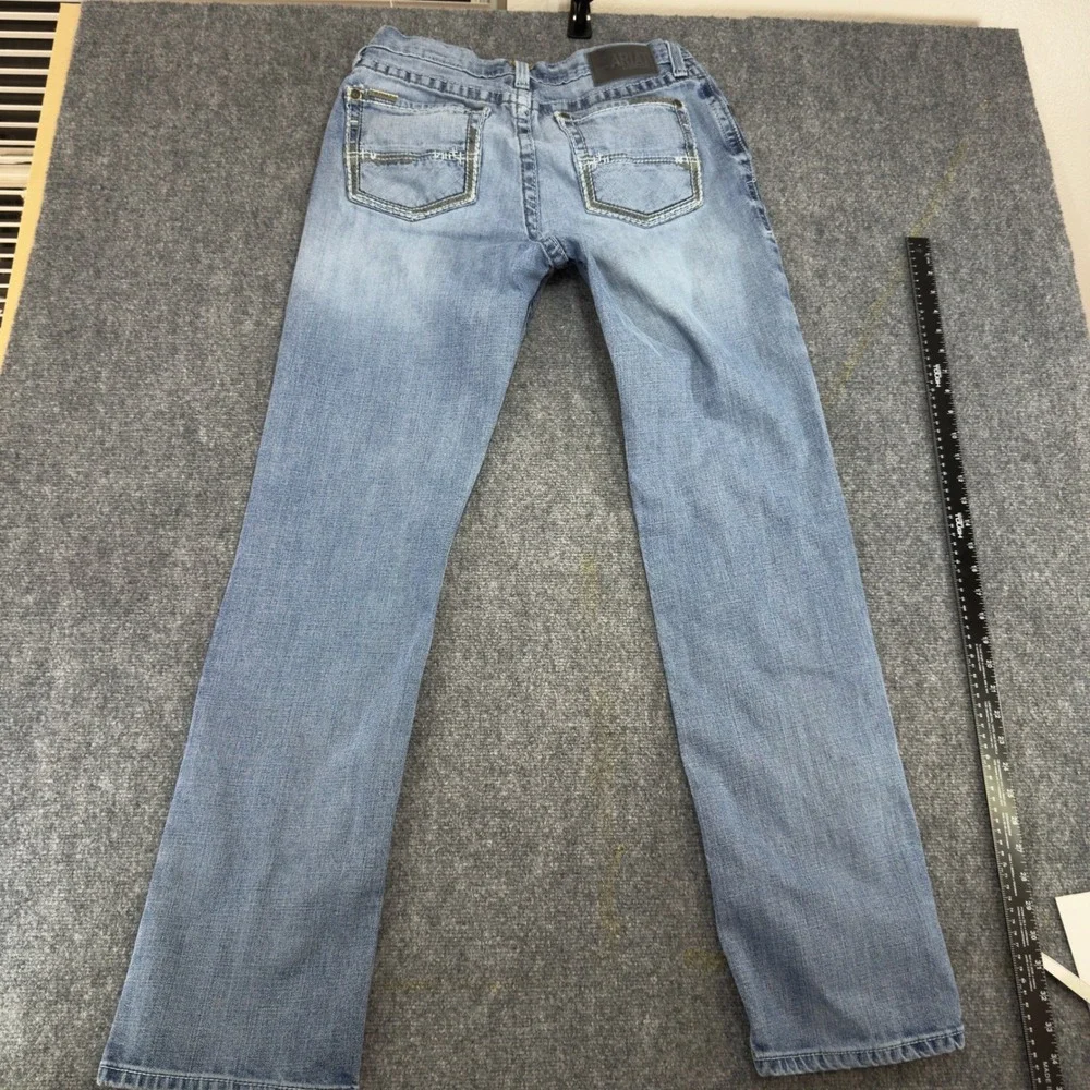 Ariat M2 Relaxed Bootcut Jeans Western Denim Blue Size 33x36